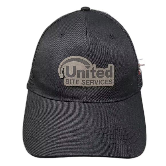 Cap America Trucker Hat Black Gray One Size United Site Services TSMC Snapback